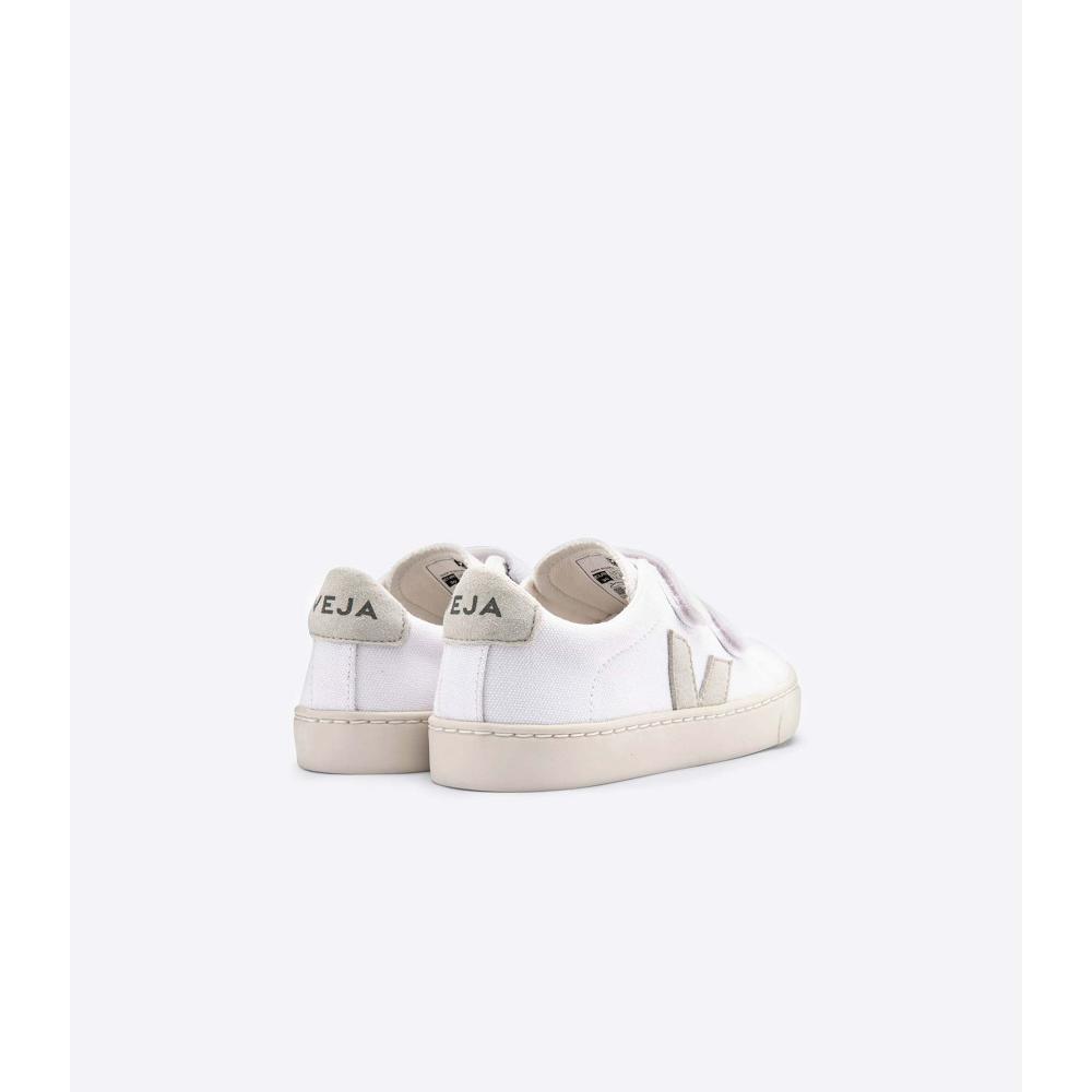 Veja ESPLAR CANVAS Sneakers Kinderen White/Beige | BE 818QMA